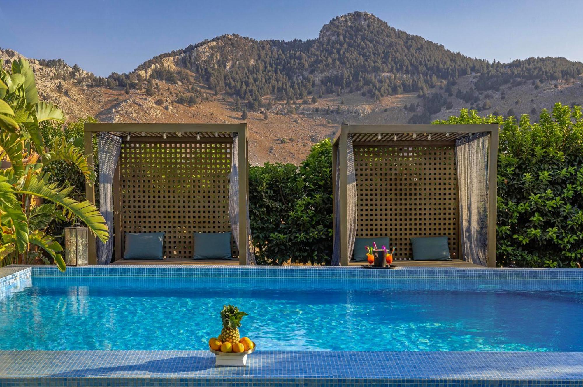 Gaia Blue Villa Kolymbia Luaran gambar